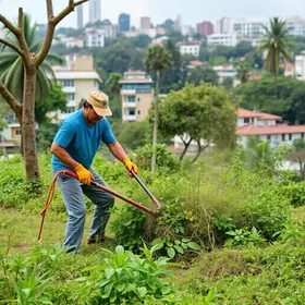 ações de limpeza e roçagem