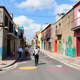tradicao das ruas pintadas