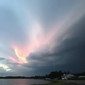 céu vermelho em Porto Velho