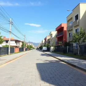 nova pavimentação