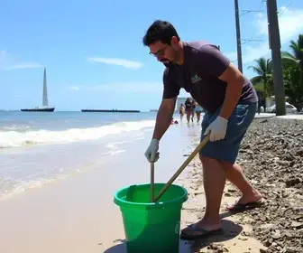 mutirões de limpeza